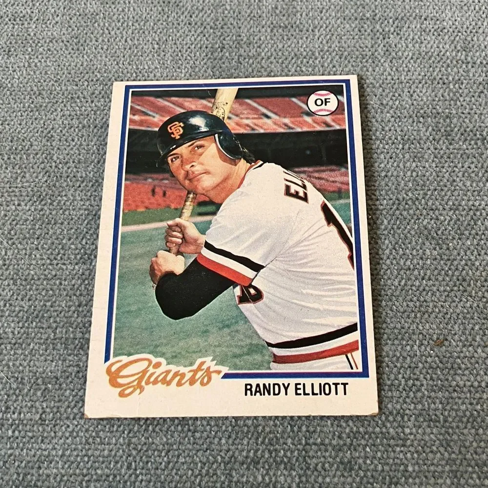 1978 Topps San Francisco Giants Baseball Card Trading Card